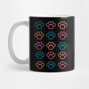 Paw prints Mug